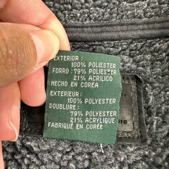 Lauren faux swede jacket winter coat black size S - Picture 9 of 13